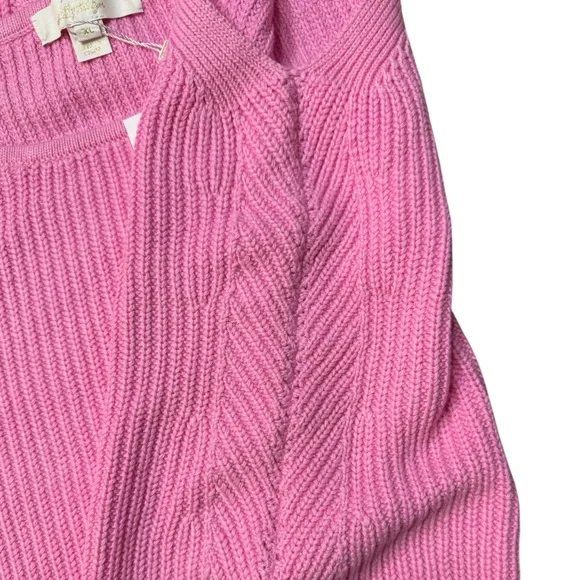 Lilly Pulitzer Bristow Ribbed Cardigan & Matching Tank Set In Pink Bliss NWT XL - Picture 10 of 16